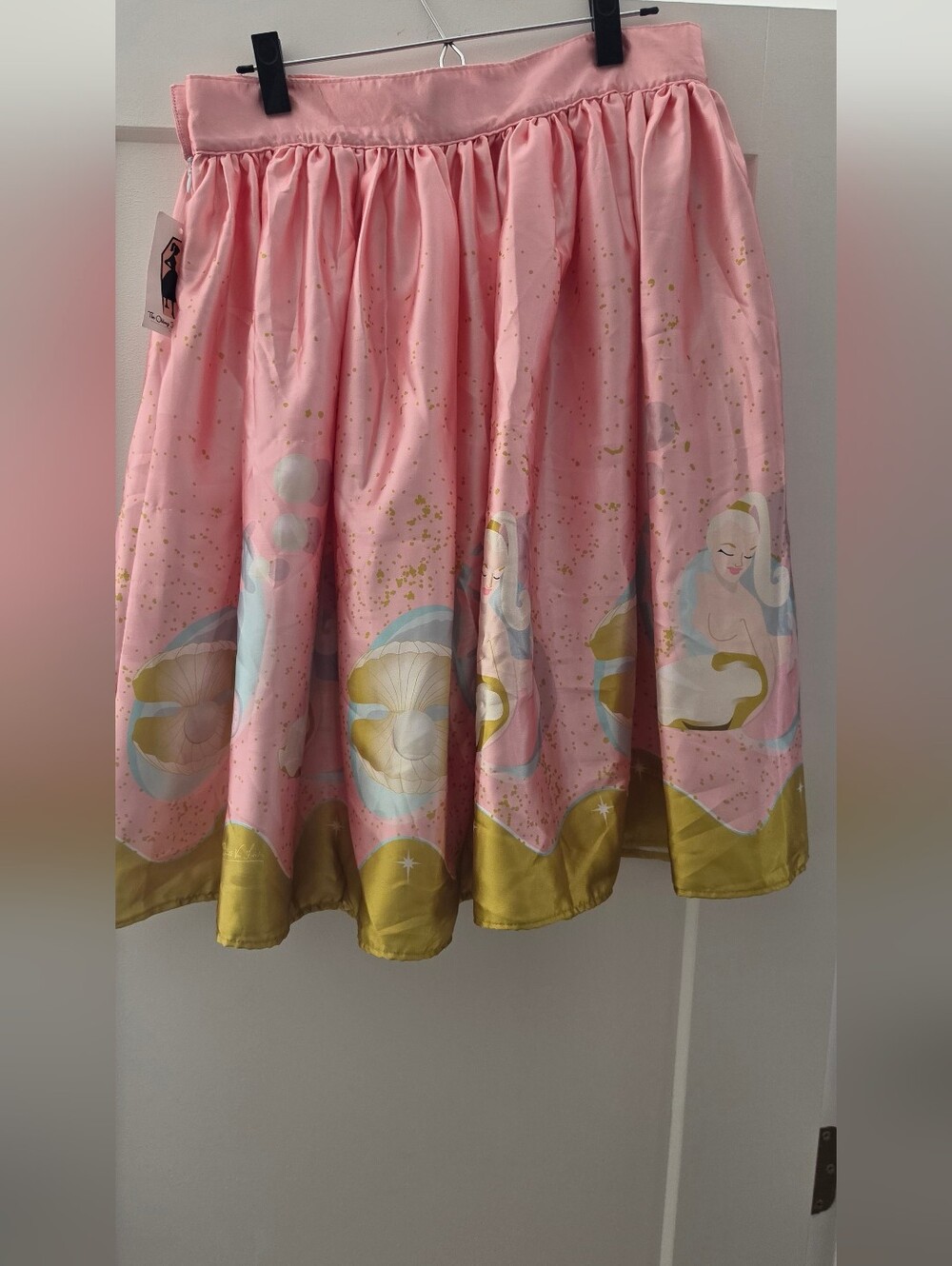 Oblong Boxshop Pink Mermaid Print Skirt